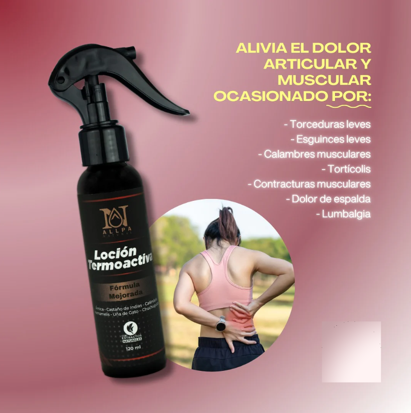 Loción Termoactiva Allpa®️ ADIÓS al Dolor 🔥